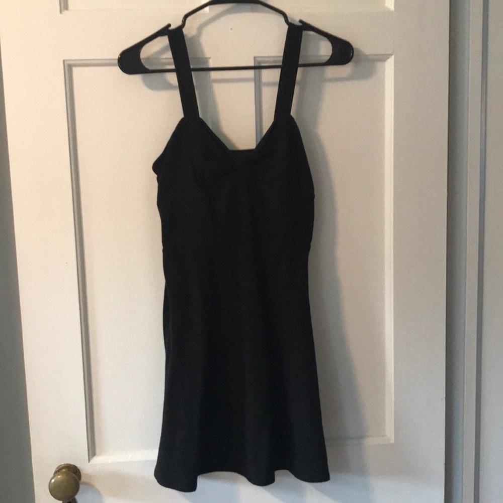 Black skater dress